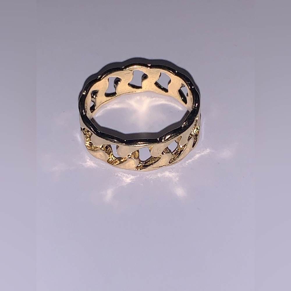 Chic Gold‎ and Black Women's Ring